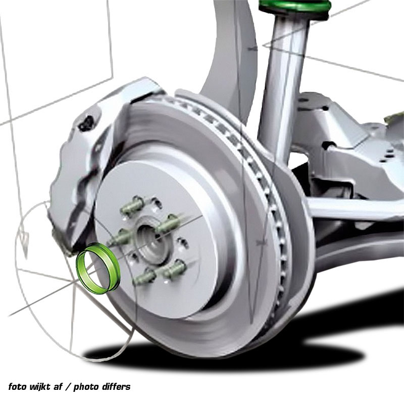 Set TPI Centreerringen - 67.1->60.1mm - Process Blauw
