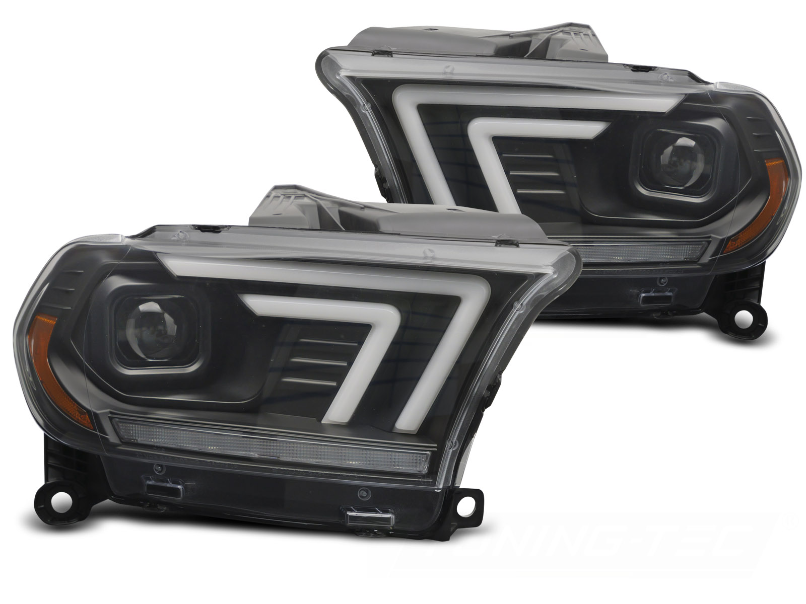 Koplampen Tube SEQ Dodge Durango 2010-2013 Zwart