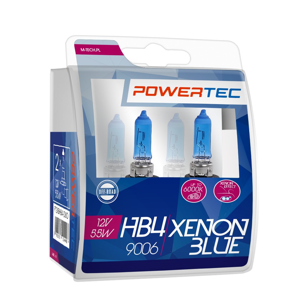 HB4 lampen XenonBlue 12V DUO Mtech Powertec