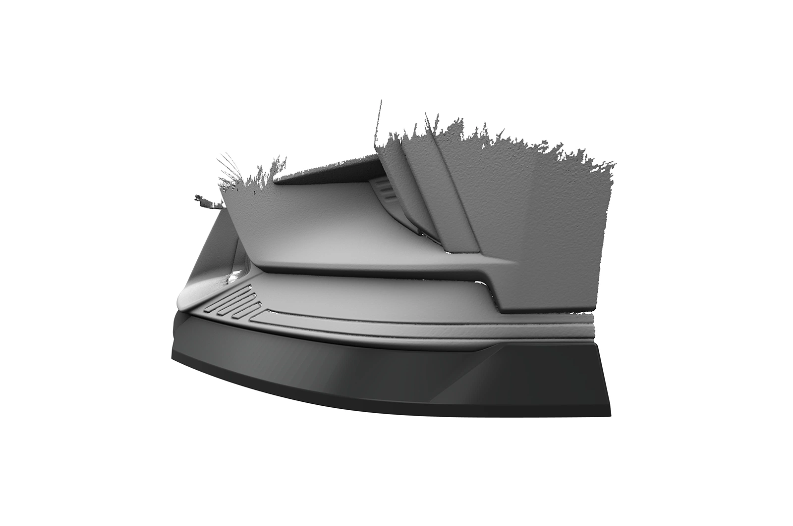 Voorspoiler MG Mulan / 4 Glans Zwart – CSR
