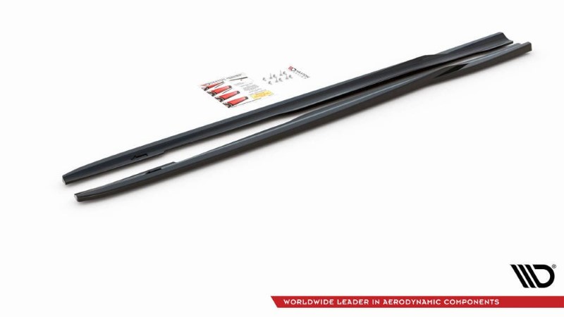 Zijskirts Diffusers Ford Focus ST Mk3 FL V.2 Glanzend Zwart