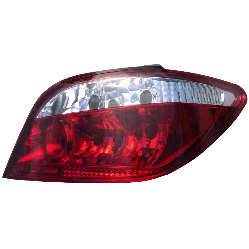 Set Achterlichten  Peugeot 307 2001-2005 excl. CC/SW/Break - Rood/Helder