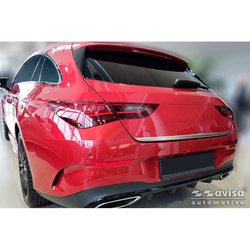 Avisa Geborsteld RVS Kofferbak Sierlijst  Mercedes CLA Shooting Brake (X118) 2019-