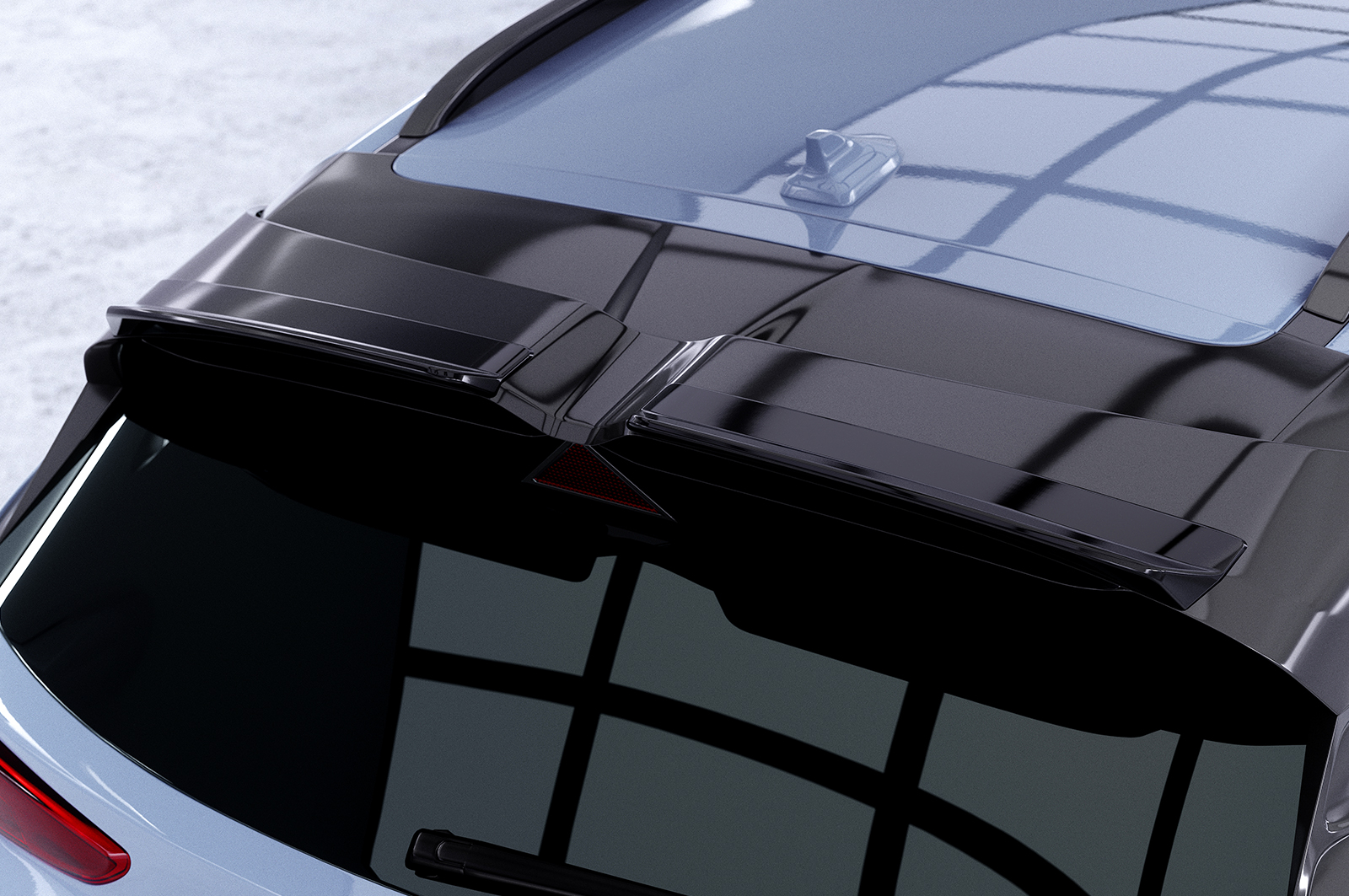 Spoiler Hyundai Kona N CSR Glans Zwart