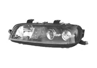 koplamp, H7+H7, elektr verstelb, rechts,-06/2001 Fiat Punto, 199