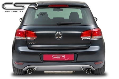 Achterbumperaanzet VW Golf VI  Mat Zwart