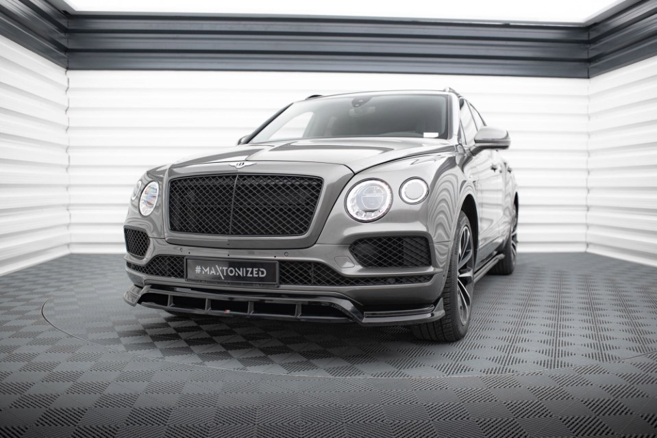 Voorspoiler Bentley Bentayga Glans Zwart Maxton