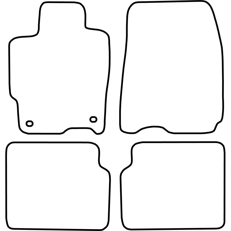 Automatten Velours  Mazda 323 sedan/323F fastbreak 1998-2003