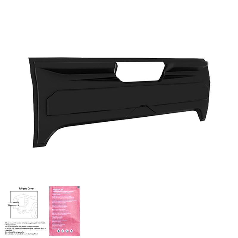 Achterklepcover  Ford Ranger T9 2022- - Matzwart