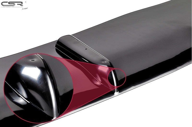 Voorspoiler lip Glossy Black met ABE voor Audi S4 B6 CSL207-G