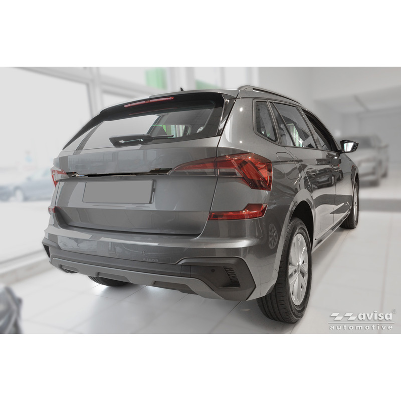 Avisa Zwart Chroom RVS Kofferbak Sierlijst  Skoda Kamiq (NW4) 2019-2024 & Facelift 2024-