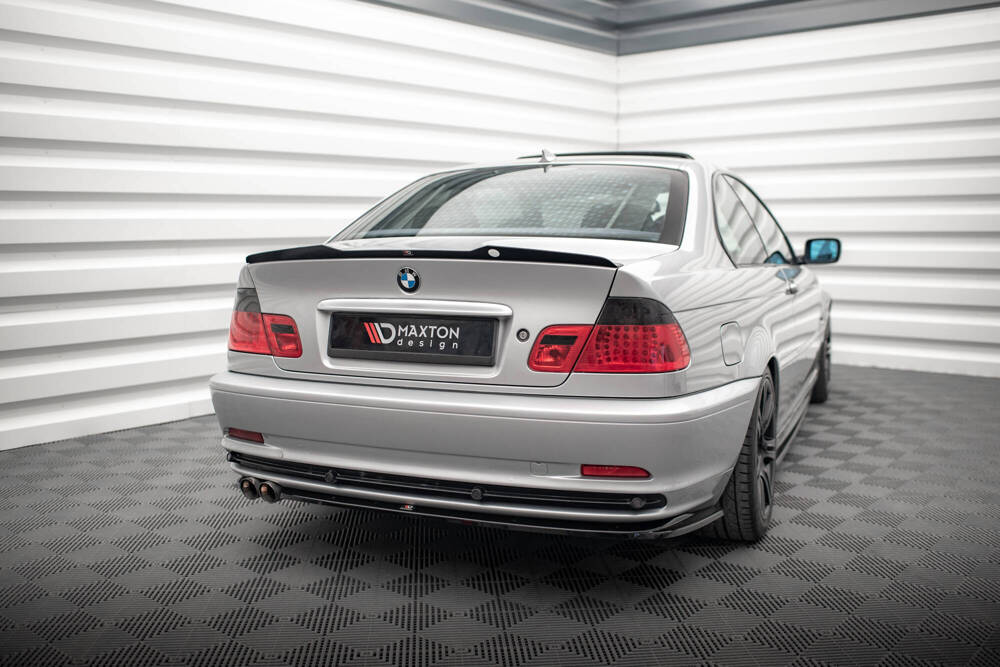 Spoiler V.2 BMW 3 Coupe E46 Maxton Glans Zwart