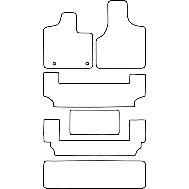 Automatten Velours  Chrysler Grand Voyager 2002-2009