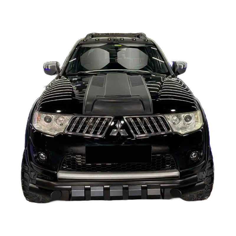 Motorkapluchtinlaat (Scoop)  Mitsubishi L200 Triton 4 2007-2014 - Matzwart