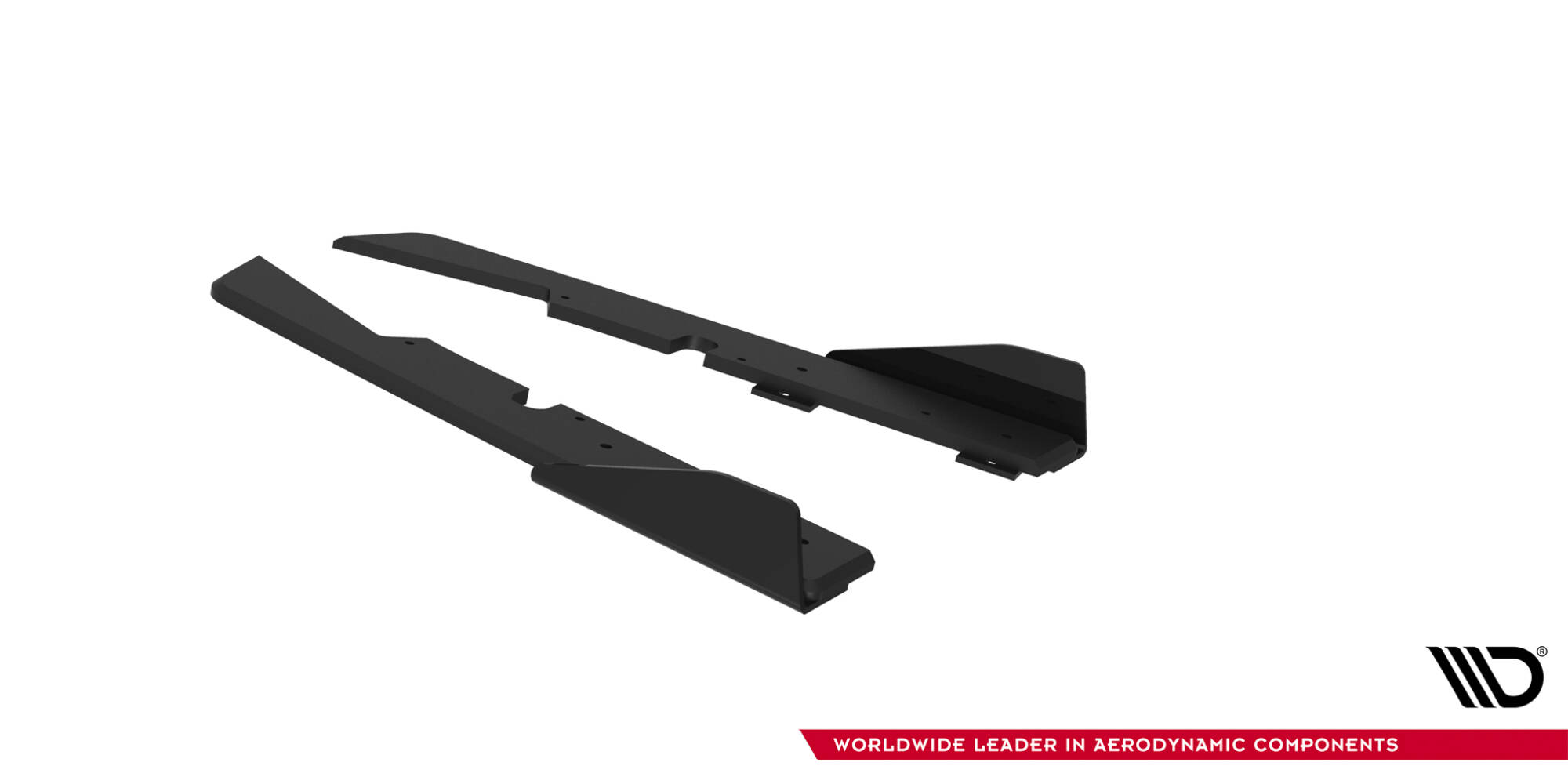 Street Pro Achterzij Spoilers + Flaps Subaru Impreza WRX STI MK3 Facelift Maxton Glanzend zwart