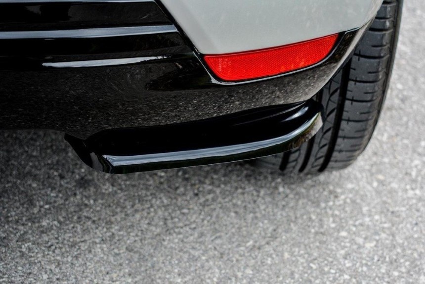 Achterzijde skirts Renault Clio 4 Maxton Design glans zwart