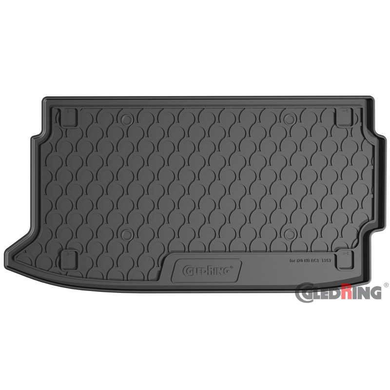 Rubbasol (Rubber) Kofferbakmat  Hyundai i20 III HB 2020- excl. Hybrid (Hoge variabele laadvloer)