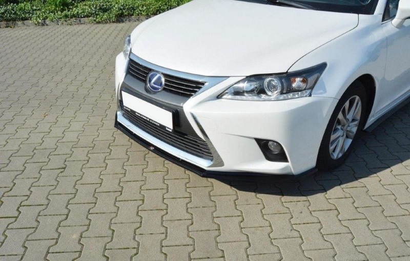 Voorspoiler Lexus CT Mk1 Facelift Glanzend Zwart