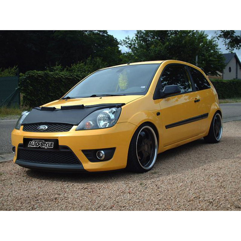 Motorkapsteenslaghoes  Ford Fiesta VI 2006-2008 zwart