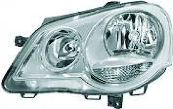 Koplamp links VW Polo 9N3 05-09 HELLA H7+H1