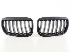 Grill BMW X5 Typ E53 Bj. 04-06 Carbon look