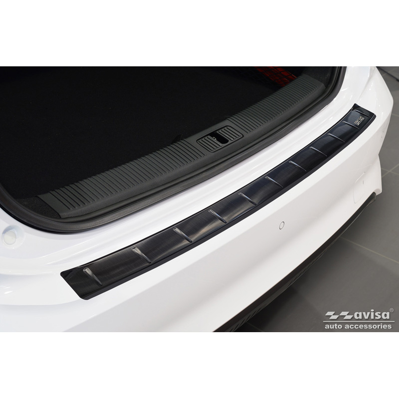 Zwart RVS Achterbumperprotector  MG 5 SW (EV) 2022- 'British Flag'
