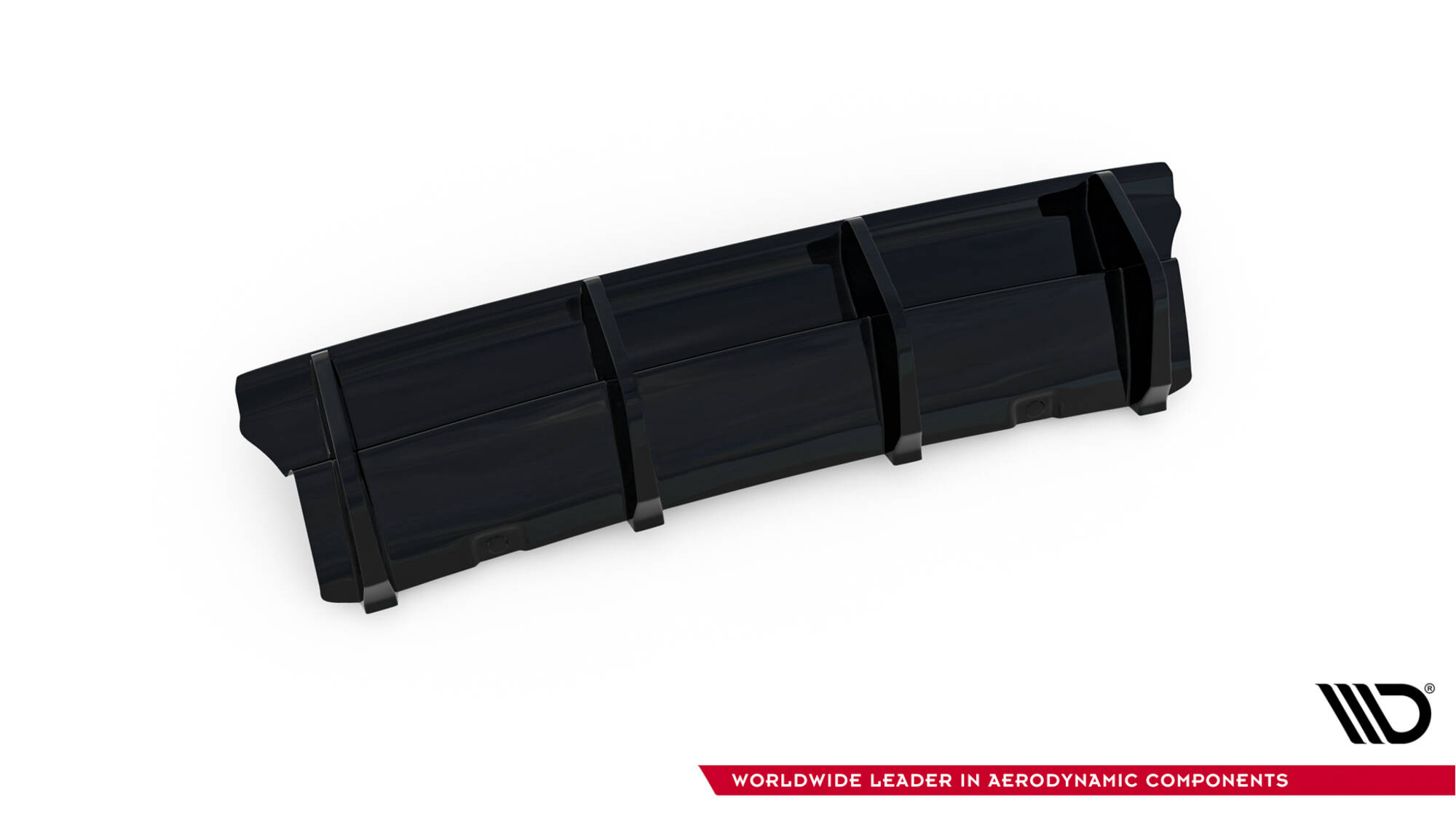 Achter Diffuser Volkswagen Golf R Hatchback R MK7 Facelift Maxton Glanzend zwart