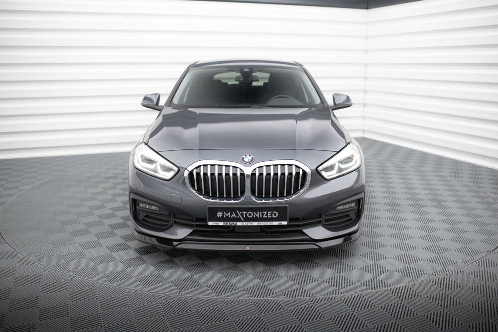 Voorspoiler V.2 BMW 1 Serie F40 Maxton Glans Zwart