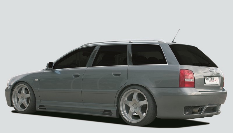 Achterbumper Audi A4 B5 zonder zijdelingse intakes zonder PDC ni