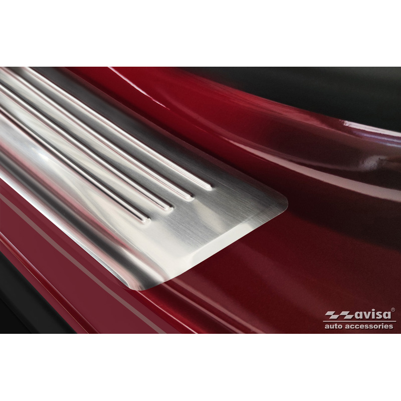 RVS Instaplijsten  Hyundai Tucson (NX4E) 2020-2024 & Facelift 2024- 'Lines' - 2-delig (achterdeuren)
