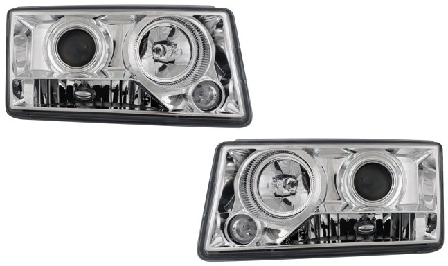 Koplampen Mercedes W201 190E 82-93 chroom