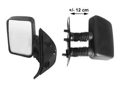 spiegel, rechthoekig, lange arm (12 cm), rechts Peugeot Boxer, 1