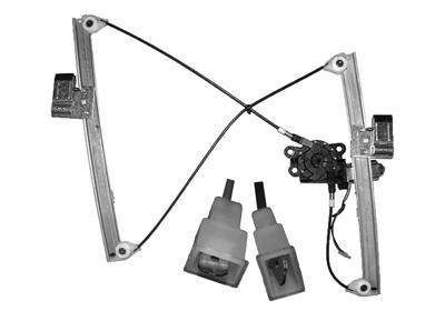 raammechanisme, incl motor, voorportier, links Audi A4, 1994-199