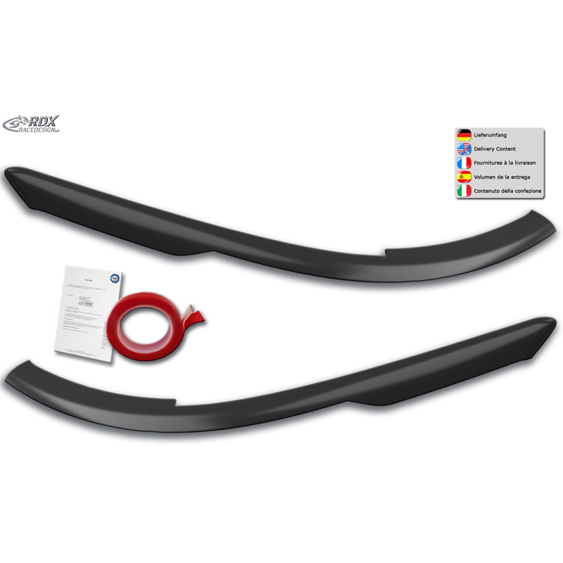 Koplampspoilers  Volkswagen Golf VIII (CD) 2020- (ABS)
