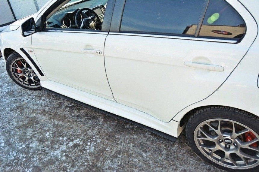Race zijskirts Mitsubishi Lancer Evo X Maxton Design