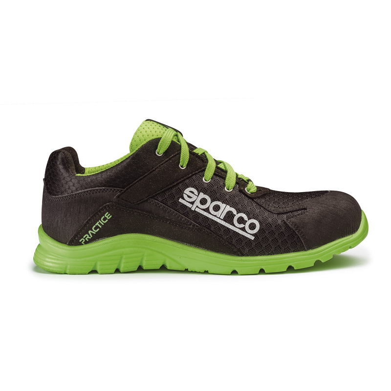 Sparco Lichtgewicht Werkschoenen Practice S1P Keke Zwart/Groen Maat 47