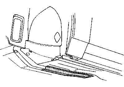 chassisbalk, links Ford Fiësta, 1983-1989