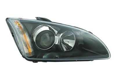KOPLAMP RECHTS MET PINKLICHT H7+H1 Zwarte Rand Met draaimodule F