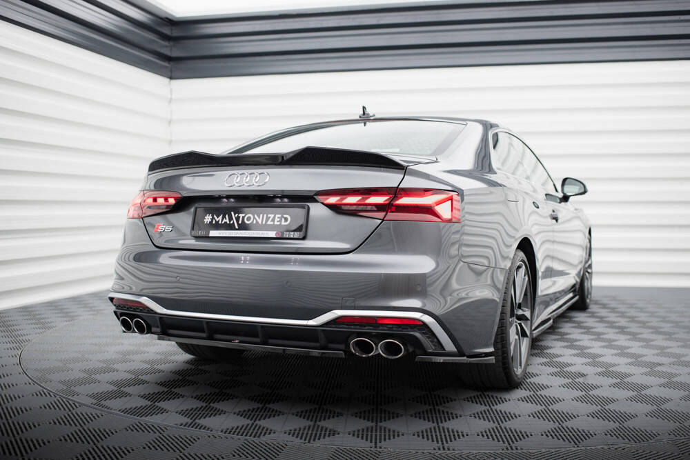 Bodykit Audi S5 A5 S-Line F5 Facelift Maxton Glanzend zwart