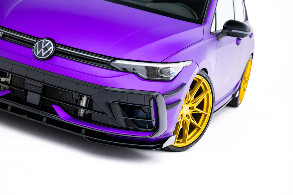 Street Pro Voorspoiler + Flaps Volkswagen Golf R Mk8 Facelift