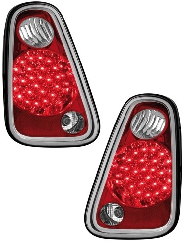 Achterlichten Mini cooper R50/R53 01-06 LED rood/clear