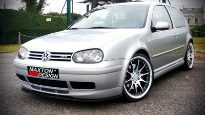 Voor Splitter VW Golf  4  Glans Zwart