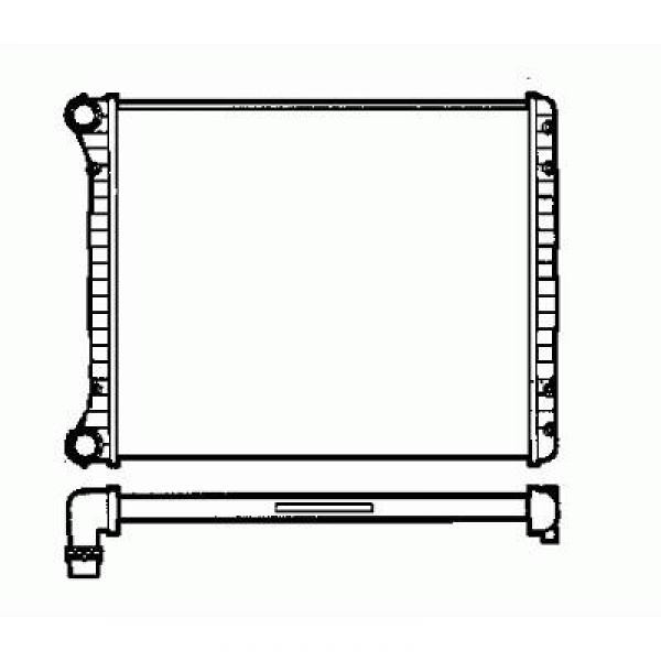 Radiator Audi A2 00->> 468x395x27 1.41.2/1.4TDI +AC