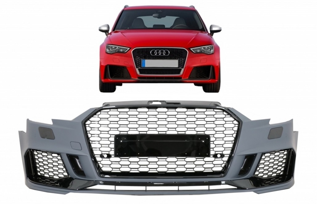 Voorbumper Audi A3 8V 2015-2018 RS3-Look Limousine & Cabrio