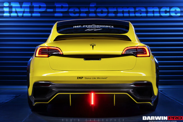 Tesla Model 3 IMPII Style Deels Carbon Fiber Full Body Kit 2017-2020