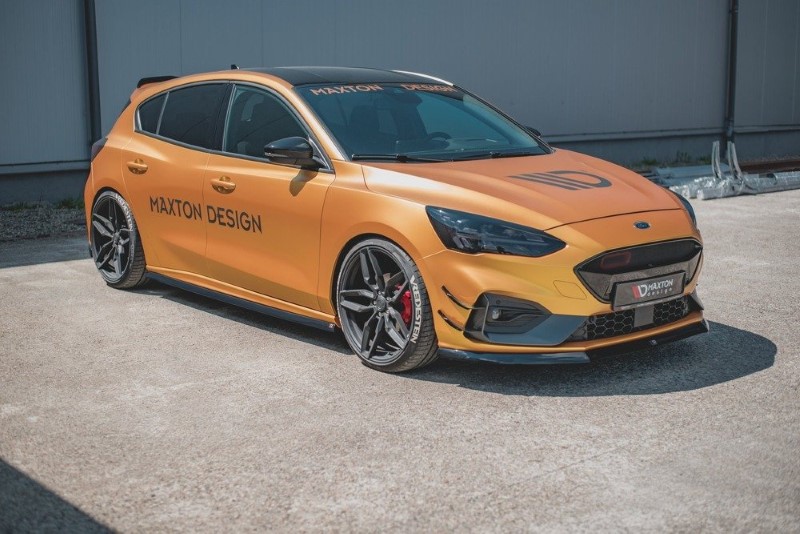 Zijskirts Diffusers Ford Focus ST / ST-Line Mk4 V.5 Glanzend Zwart