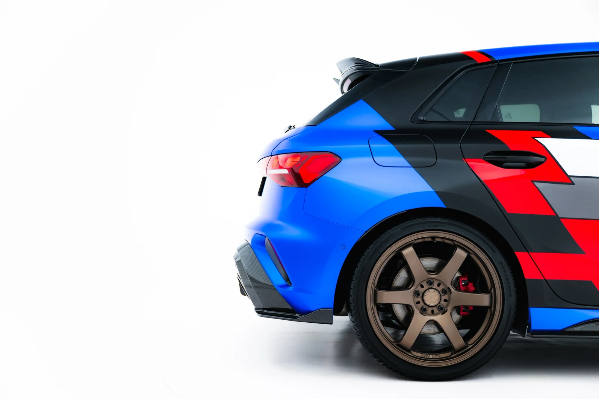 Achter Zij-Diffusers Audi RS3 Sportback 8Y Facelift Prepreg Carbon Fiber Maxton Design