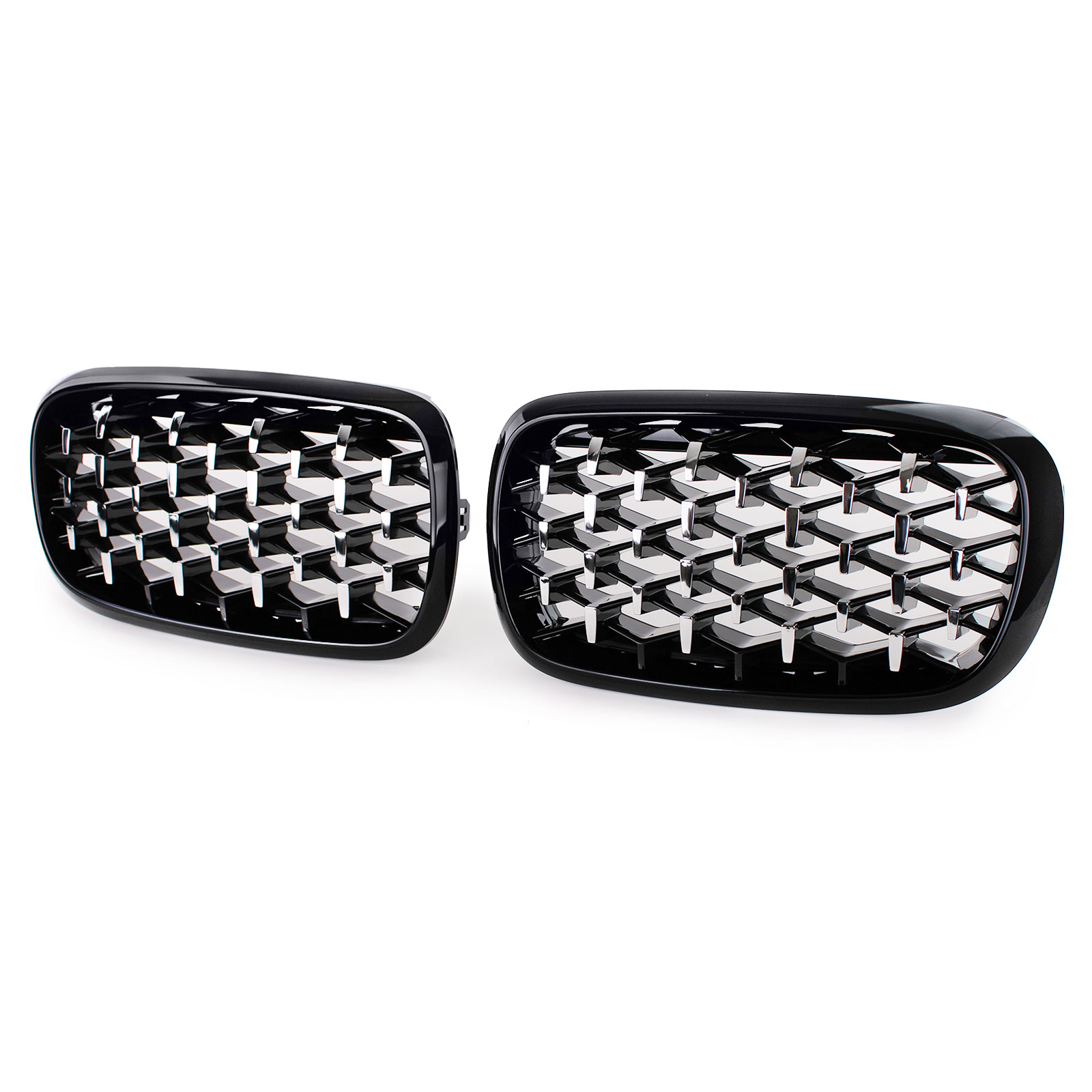 Grills BMW X5 F15 X6 F16 2013-2018 Exclusive Glanzend zwart/chroom
