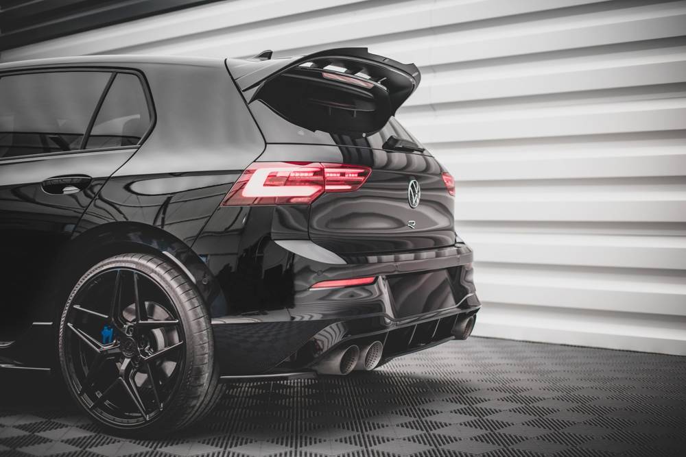 Zijdiffusers V.1 Volkswagen Golf 8 R Maxton Glans Zwart