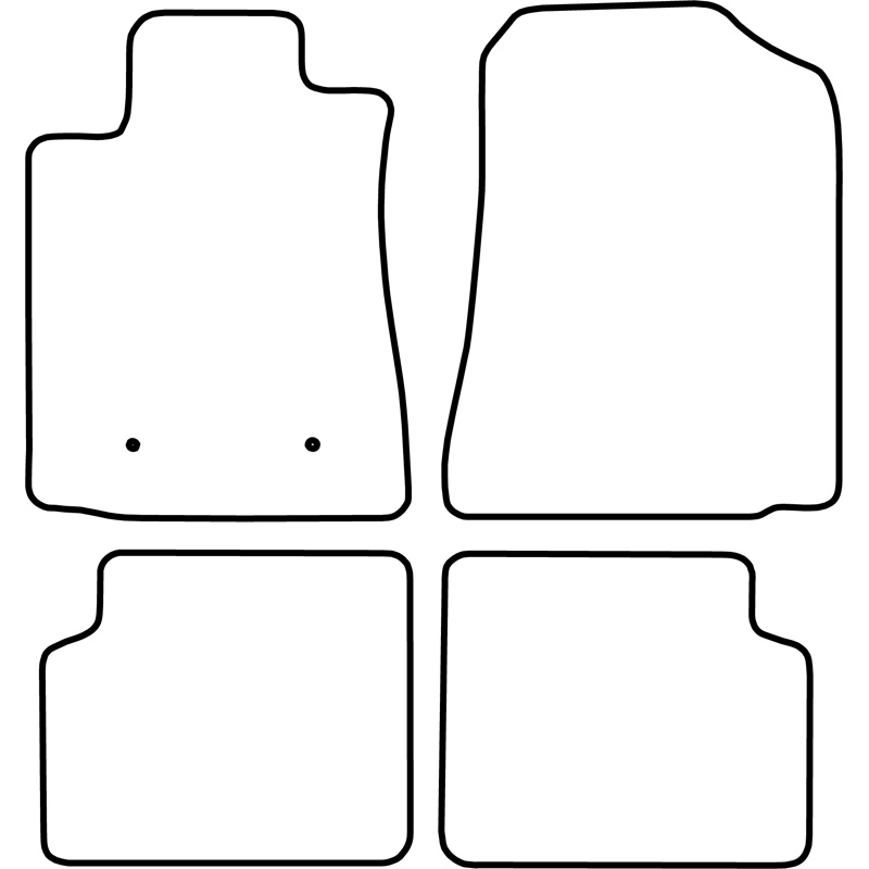 Automatten  Toyota Corolla 2002-2004 3/5 deurs